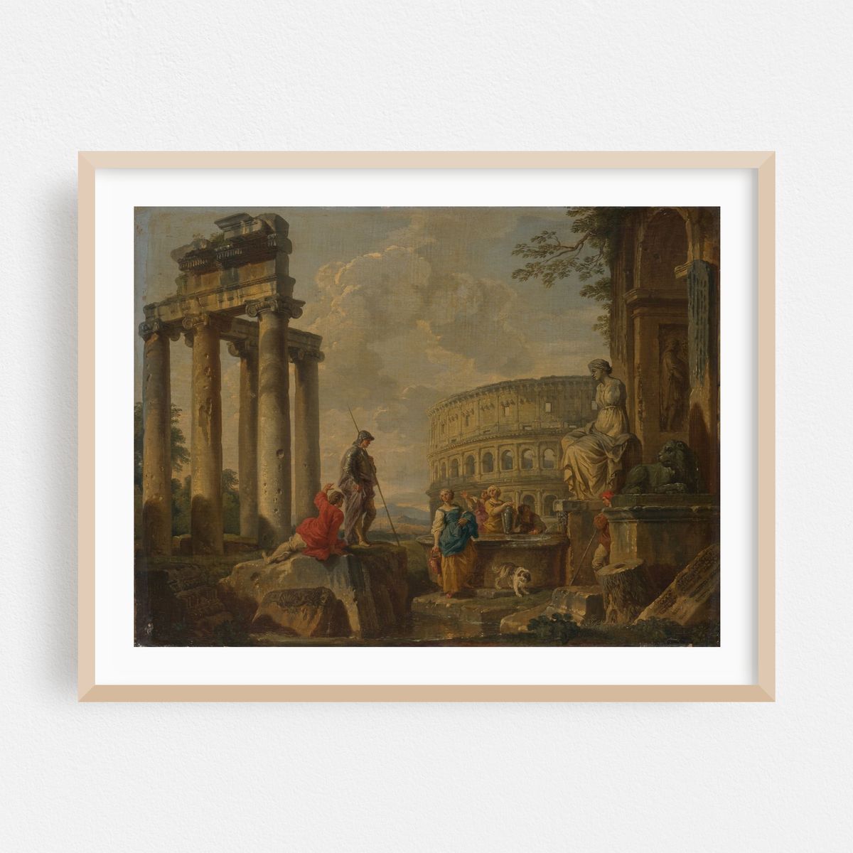 The Coliseum amongst Roman Ruins (ca. 1730) – image 1 of 3