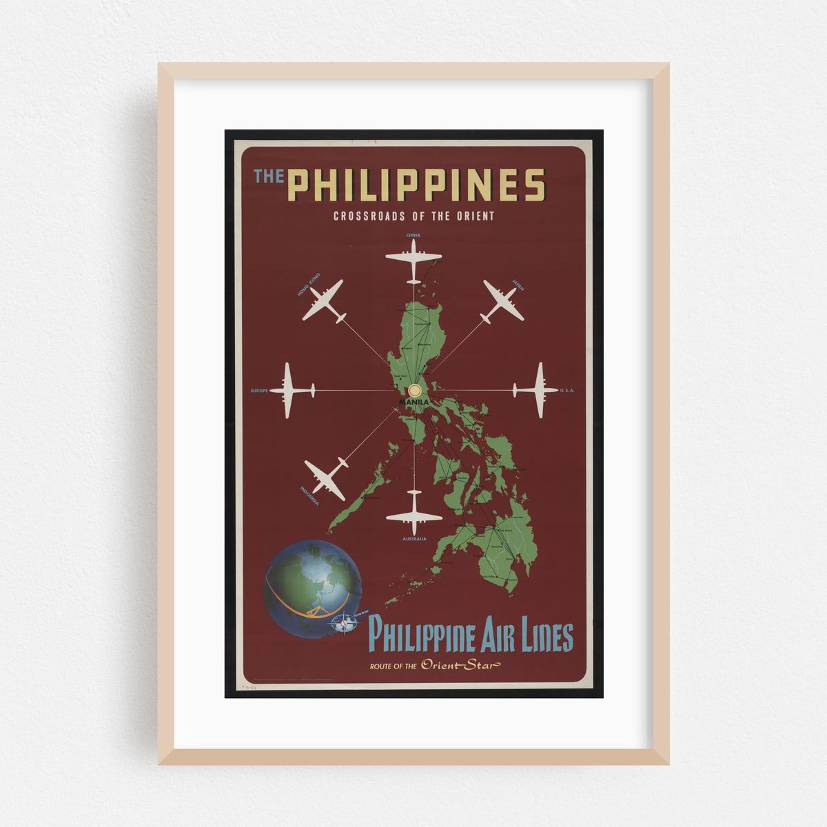 The Philippines, crossroads of the Orient Philippine Air Lines, route of the Orient Star (1930) – image 1 of 4