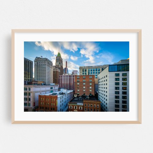 Buildings along Lombard