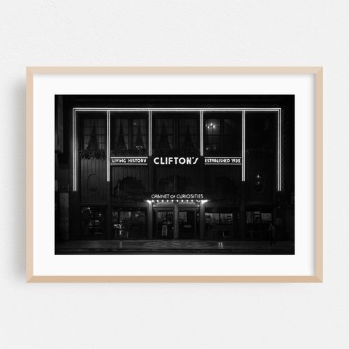 Clifton's, DTLA 02 B&W