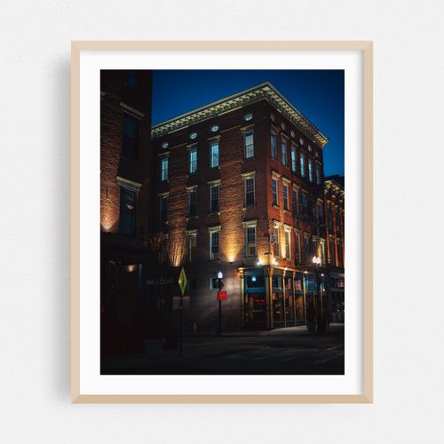 Over-The-Rhine at night, Cincinnati