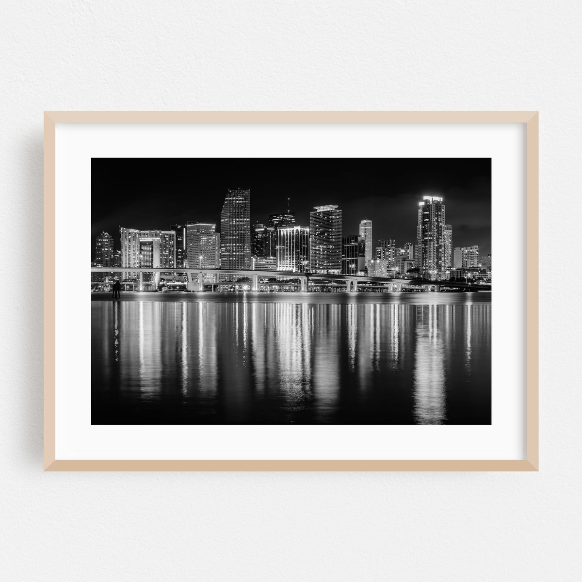 The Miami Skyline B&W – image 1 of 6