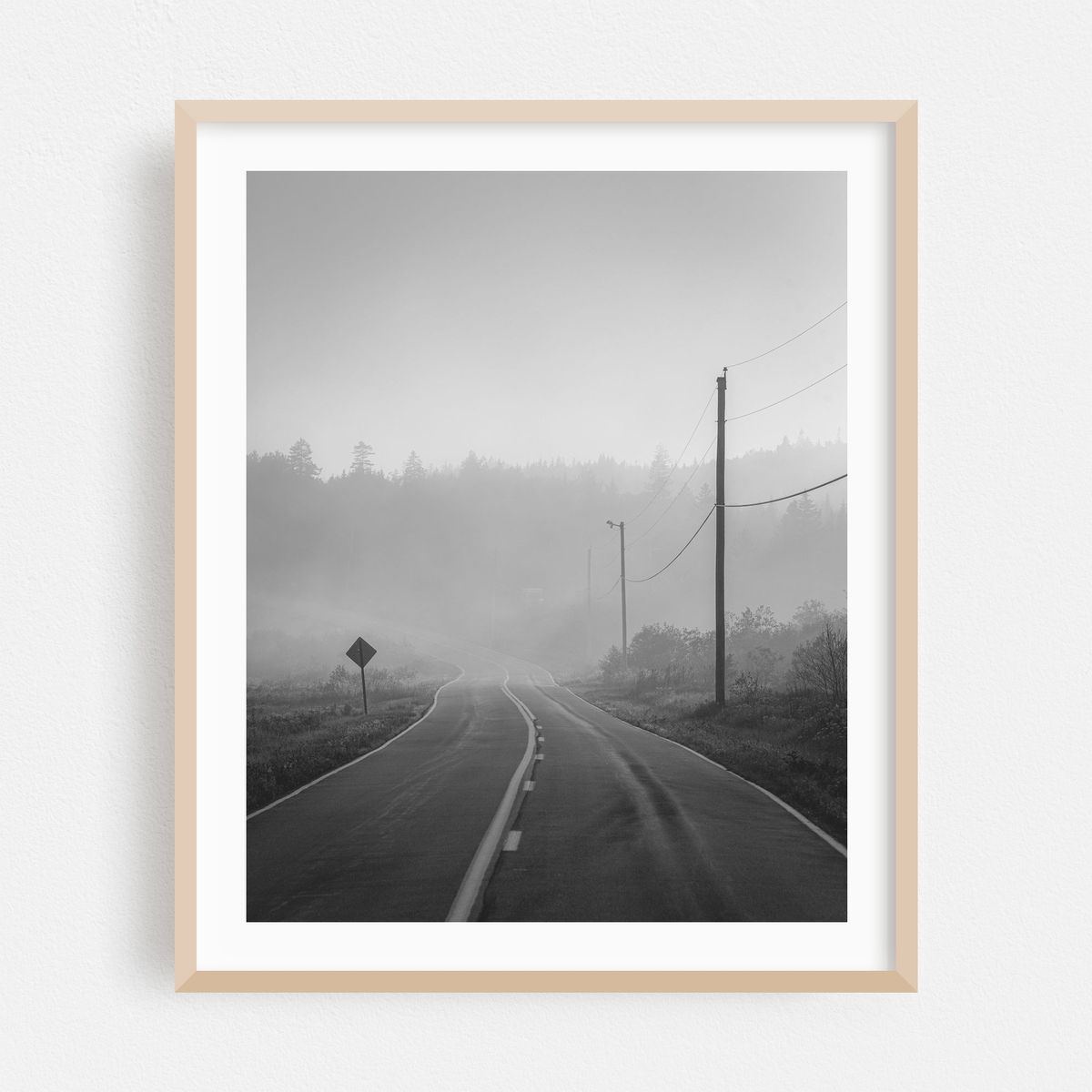 Foggy Lubec B&W – image 1 of 12