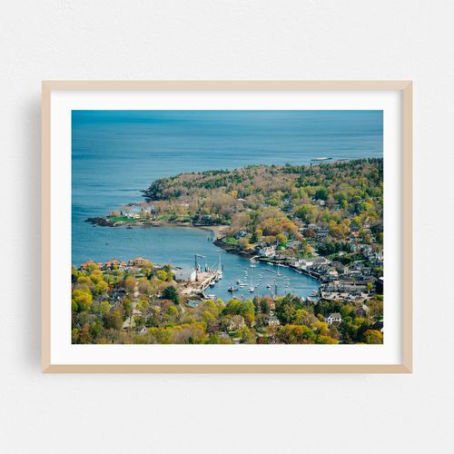 Camden Harbor from Mt. Battie 01