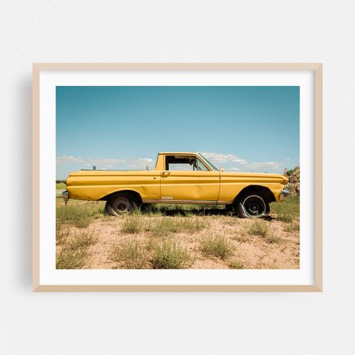 Yellow Car, Peach Springs 01