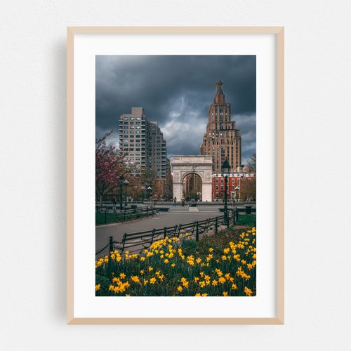 Stormy Washington Square