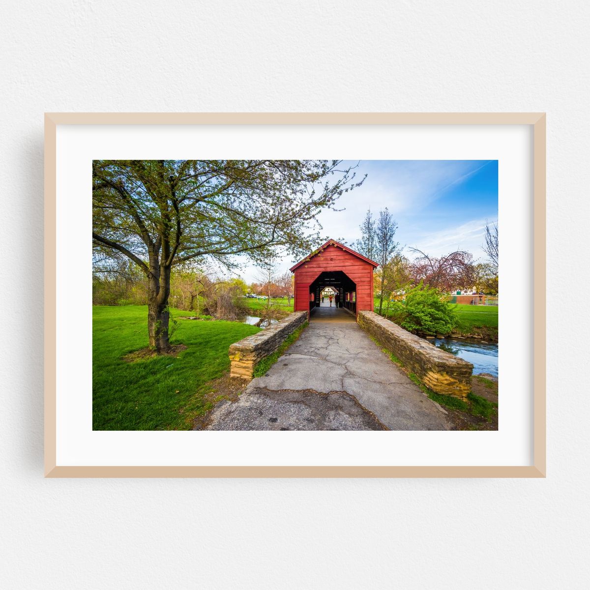 Covered Bridge in Baker Park – image 1 of 6