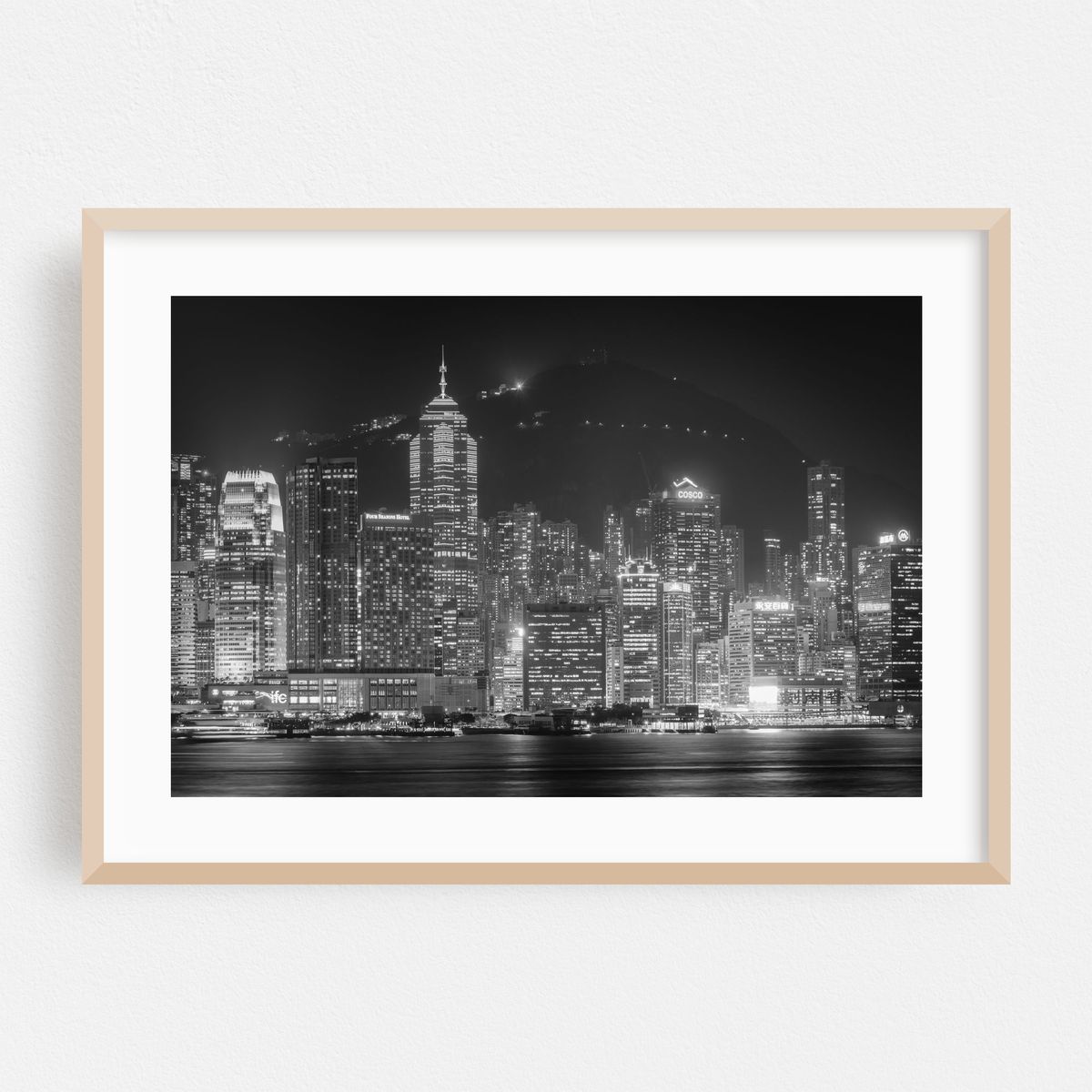 The Hong Kong Skyline B&W – image 1 of 9