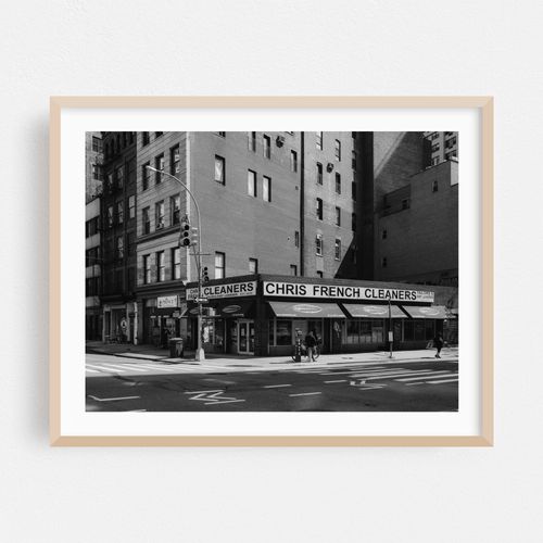 Chris French Cleaners, East Village B&W