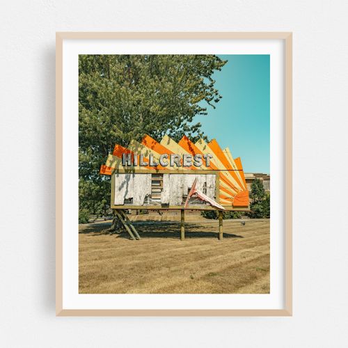 Hillcrest Drive-In Theatre Sign 01
