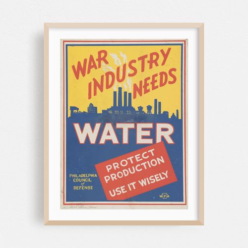 War industry needs water (1941-1943)