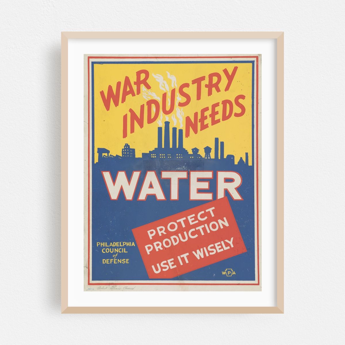 War industry needs water (1941-1943) – image 1 of 3