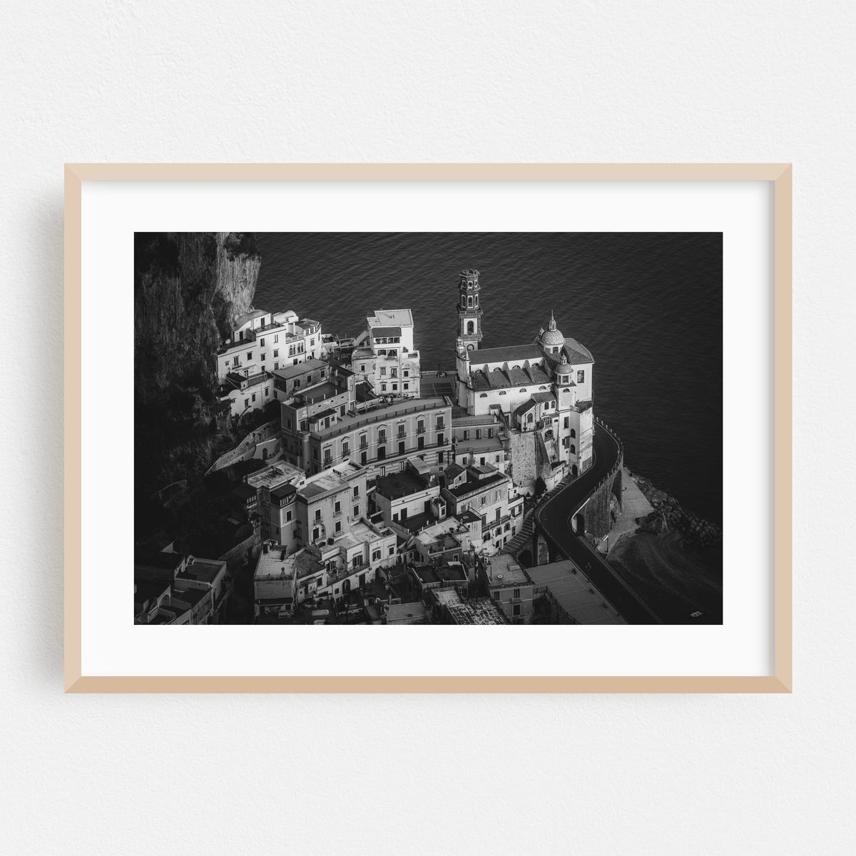 Atrani from Above B&W – image 1 of 6