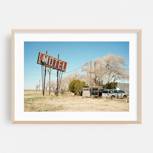 Motel Sign on Route 66, Adrian