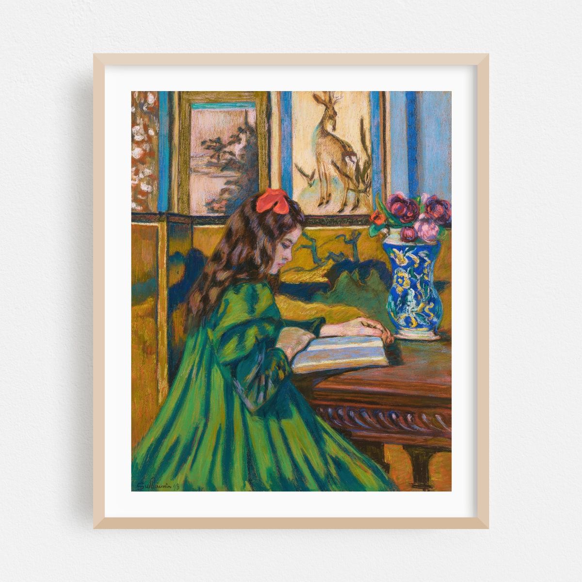 Madeleine Guillaumin lisant (1898) – image 1 of 12