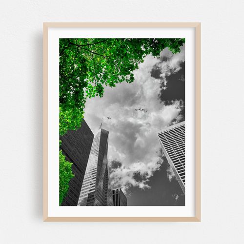 View of the Sky from Bryant Park