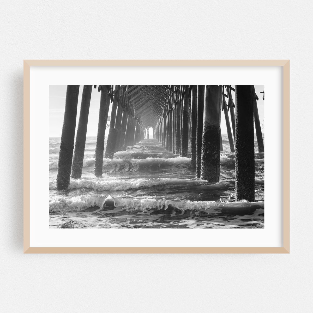 Under the Pier B&W – image 1 of 6