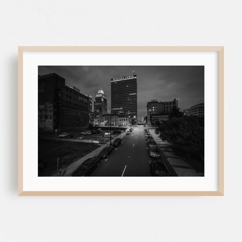 3rd Street, Winston-Salem B&W