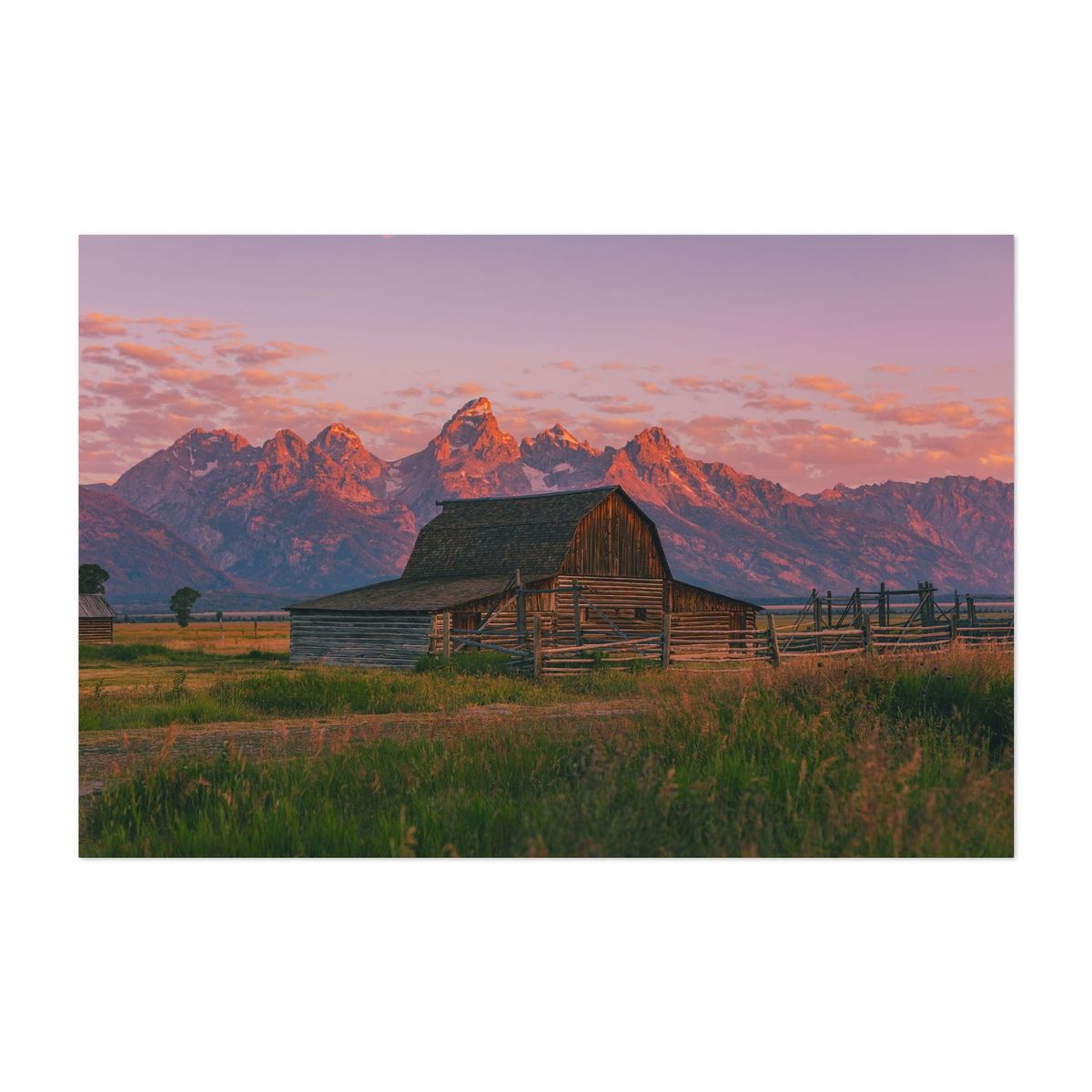 Mormon Row at Sunset 01 – image 1 of 2