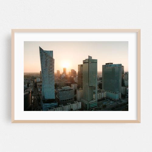 Sunset from Palace of Culture and Science, Warsaw 04