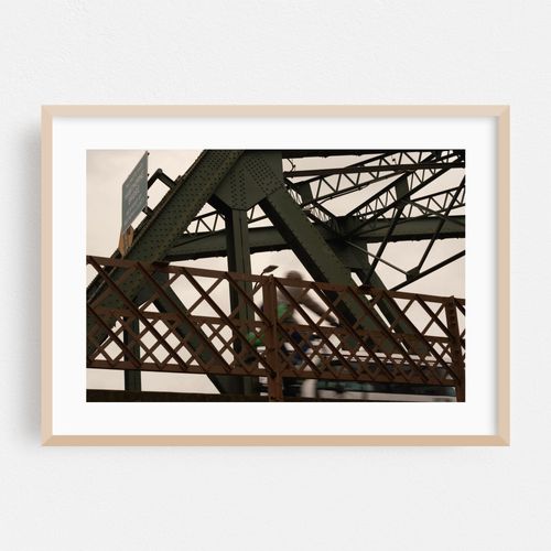 Hawthorne Bridge Cyclist