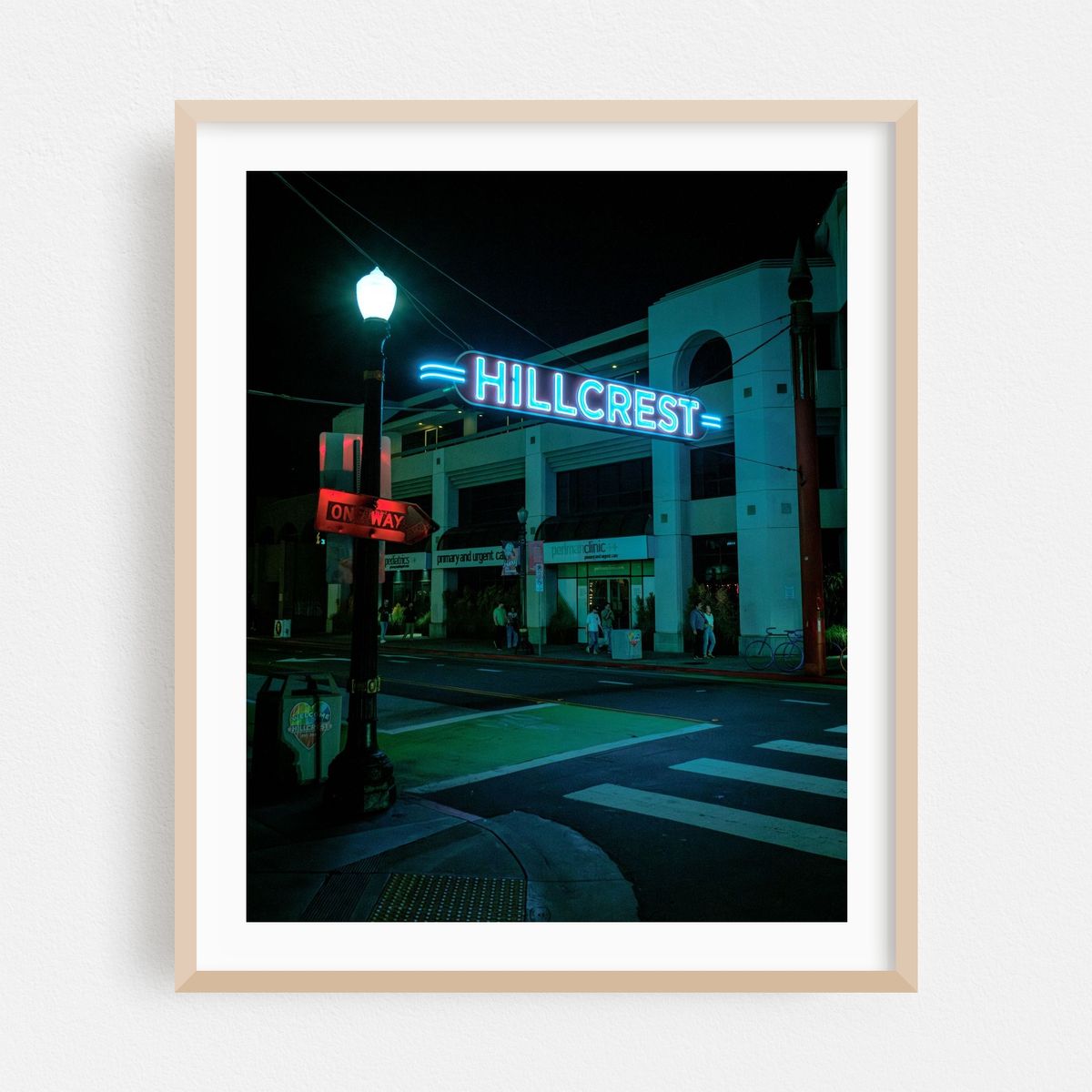 Hillcrest Sign at Night, San Diego – image 1 of 12