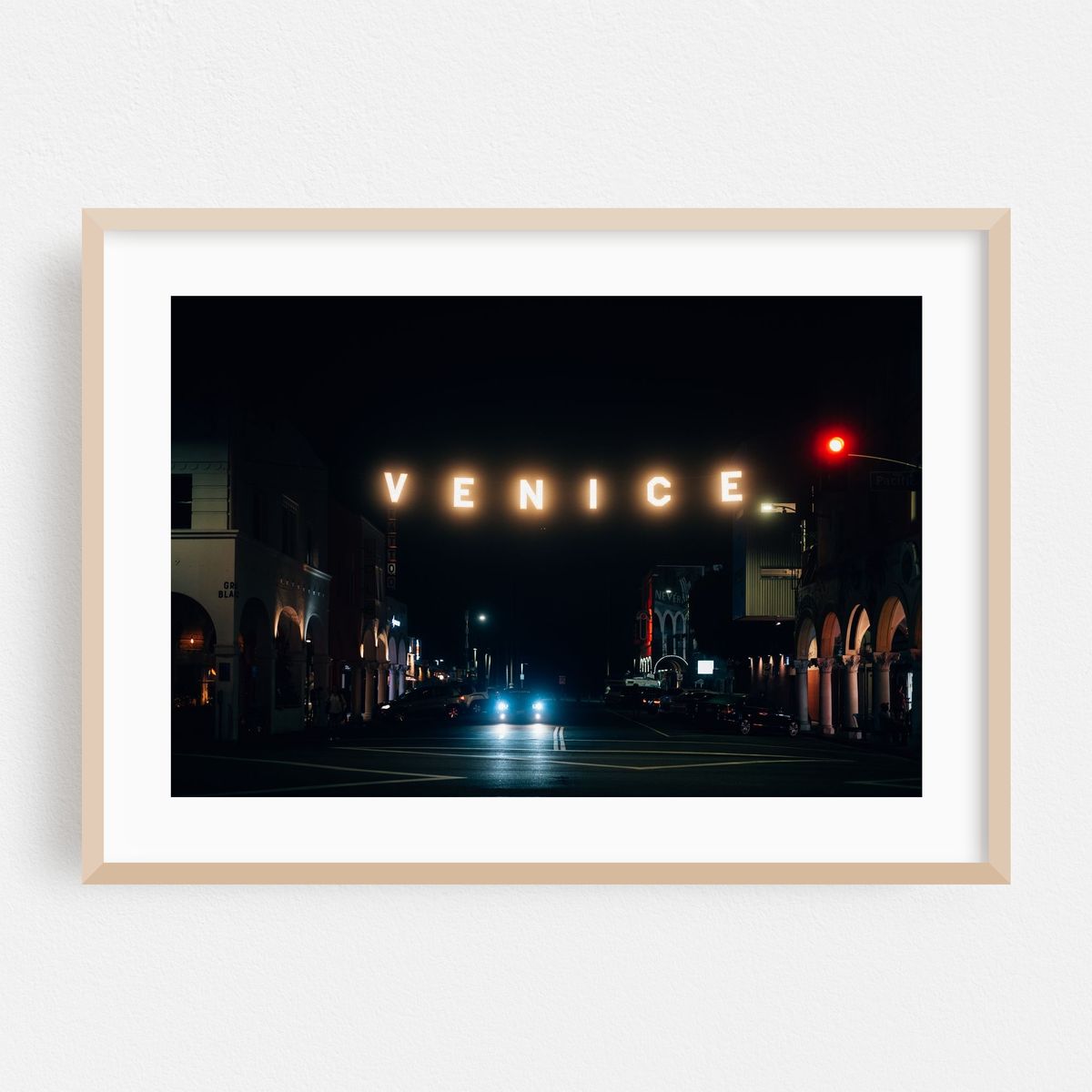 Venice Sign at Night – image 1 of 6