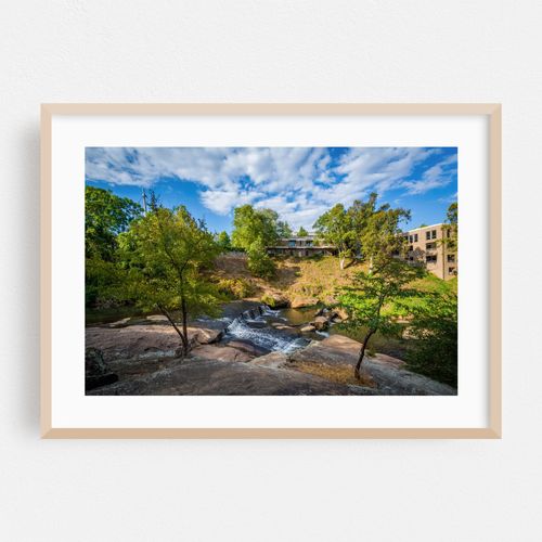 Waterfall at Falls Park, Greenville 01