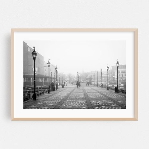 Broadway Pier B&W