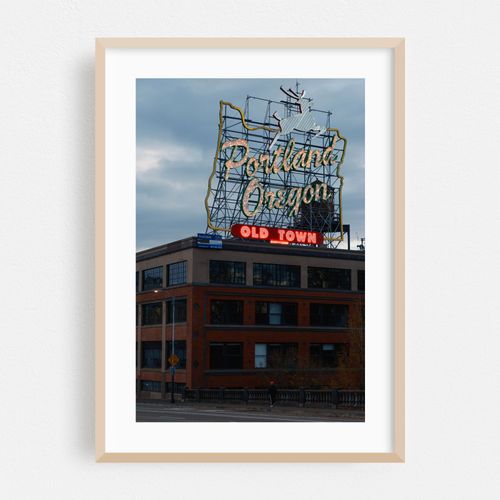 White Stag's Last Light Over PDX