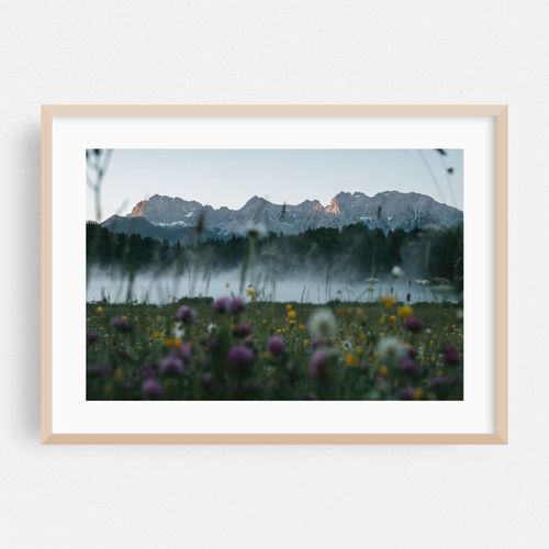 Morning Mist in the Alps