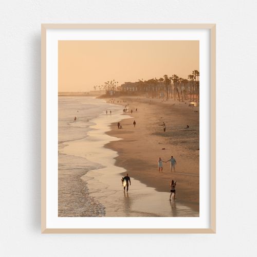 Beach at Sunset, Oceanside