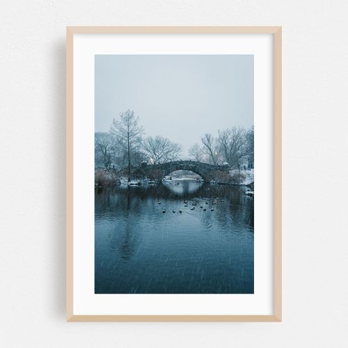 Gapstow Bridge in the Snow