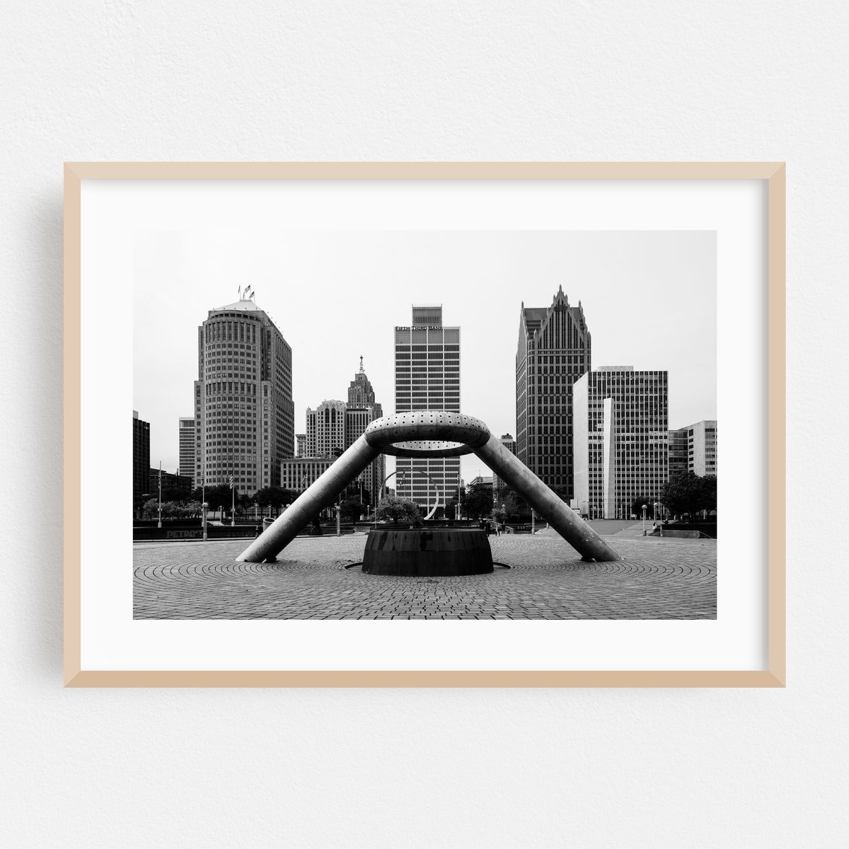 Hart Plaza B&W – image 1 of 6