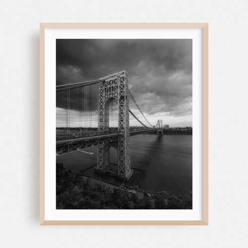Stormy George Washington B&W