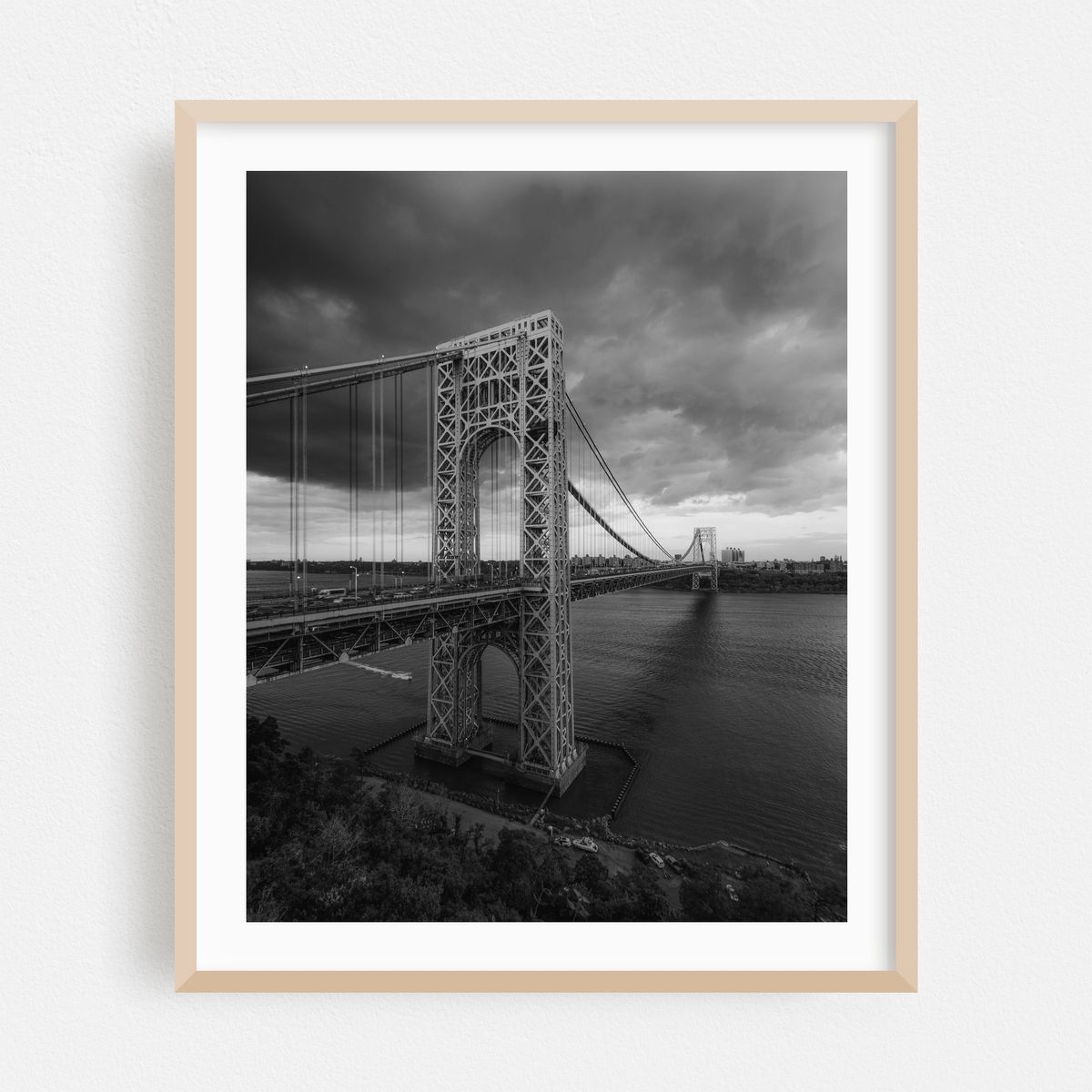 Stormy George Washington B&W – image 1 of 12
