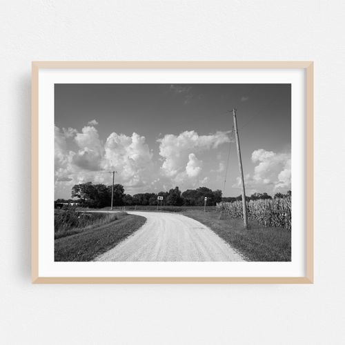 Dirt Road, Illinois 01 B&W