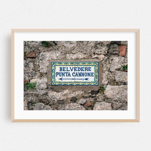 Belvedere Punta Cannone, Capri
