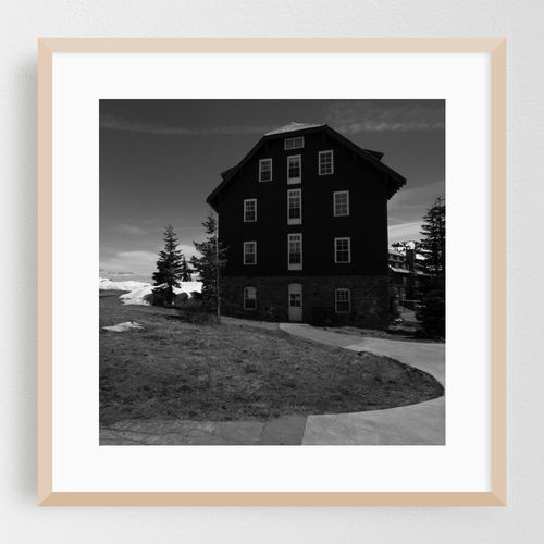 Historic Crater Lake Lodge, Black & White