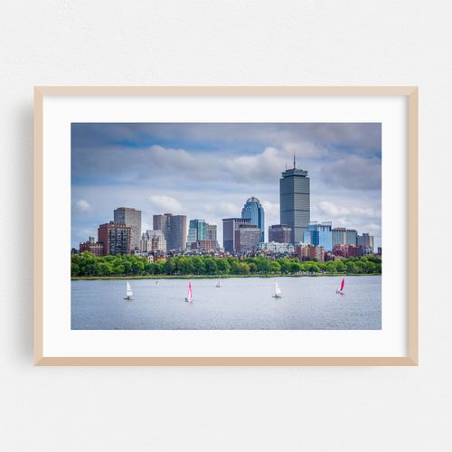 Charles River & The Boston Skyline