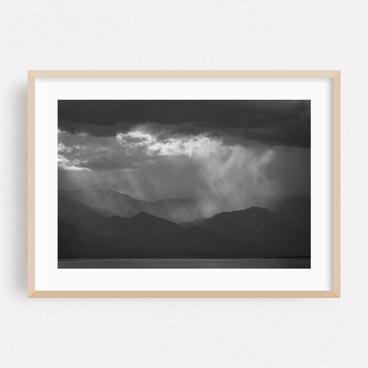 Dramatic Sky, Salton Sea B&W – image 1 of 6