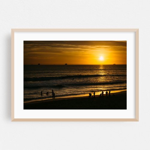 Sunset over Huntington