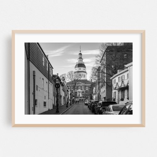 The Maryland State House B&W