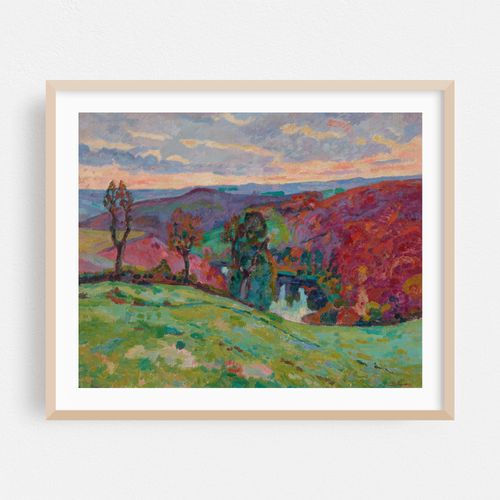 La vallée de la Creuse et le Puy Barriou (circa 1922)