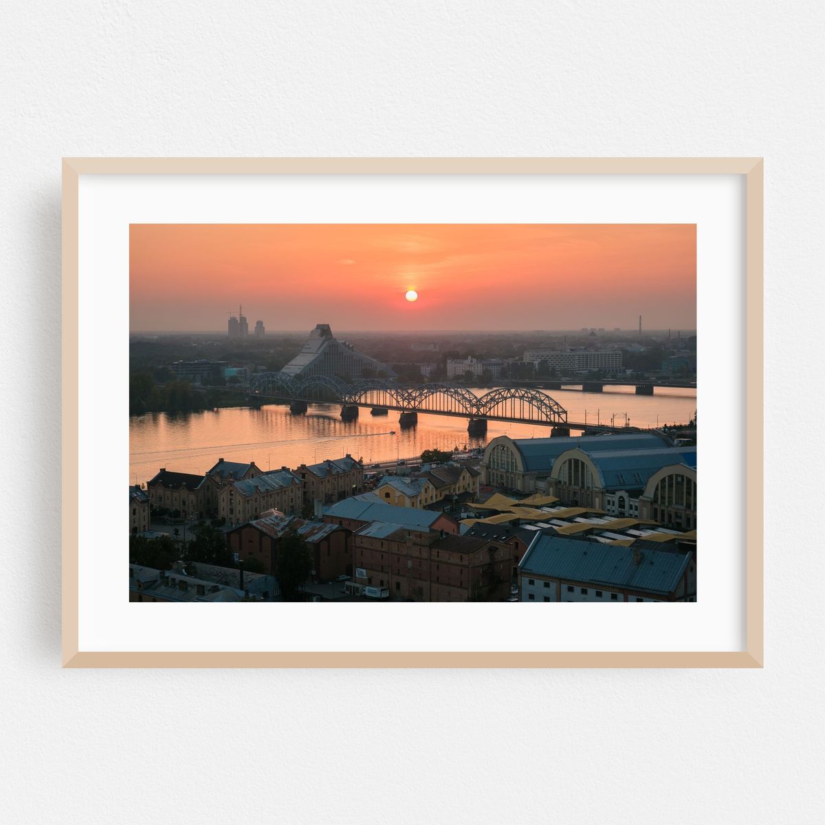 Sunset over the Daugava, Riga – image 1 of 6