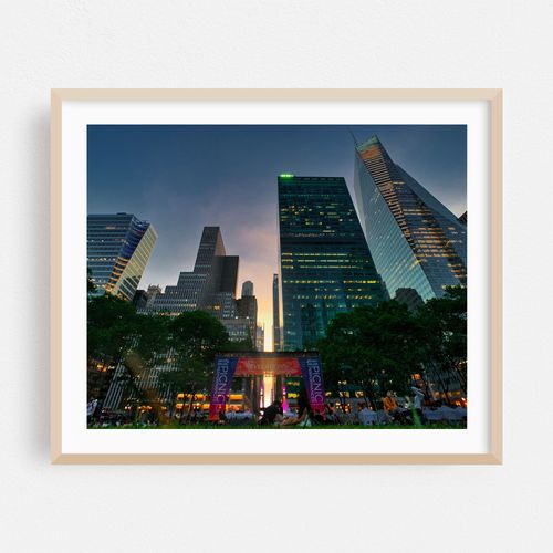 Bryant Park During the Evening