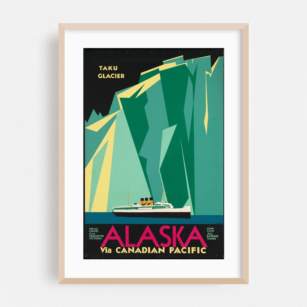 Alaska via Canadian Pacific. Taku Glacier – image 1 of 4