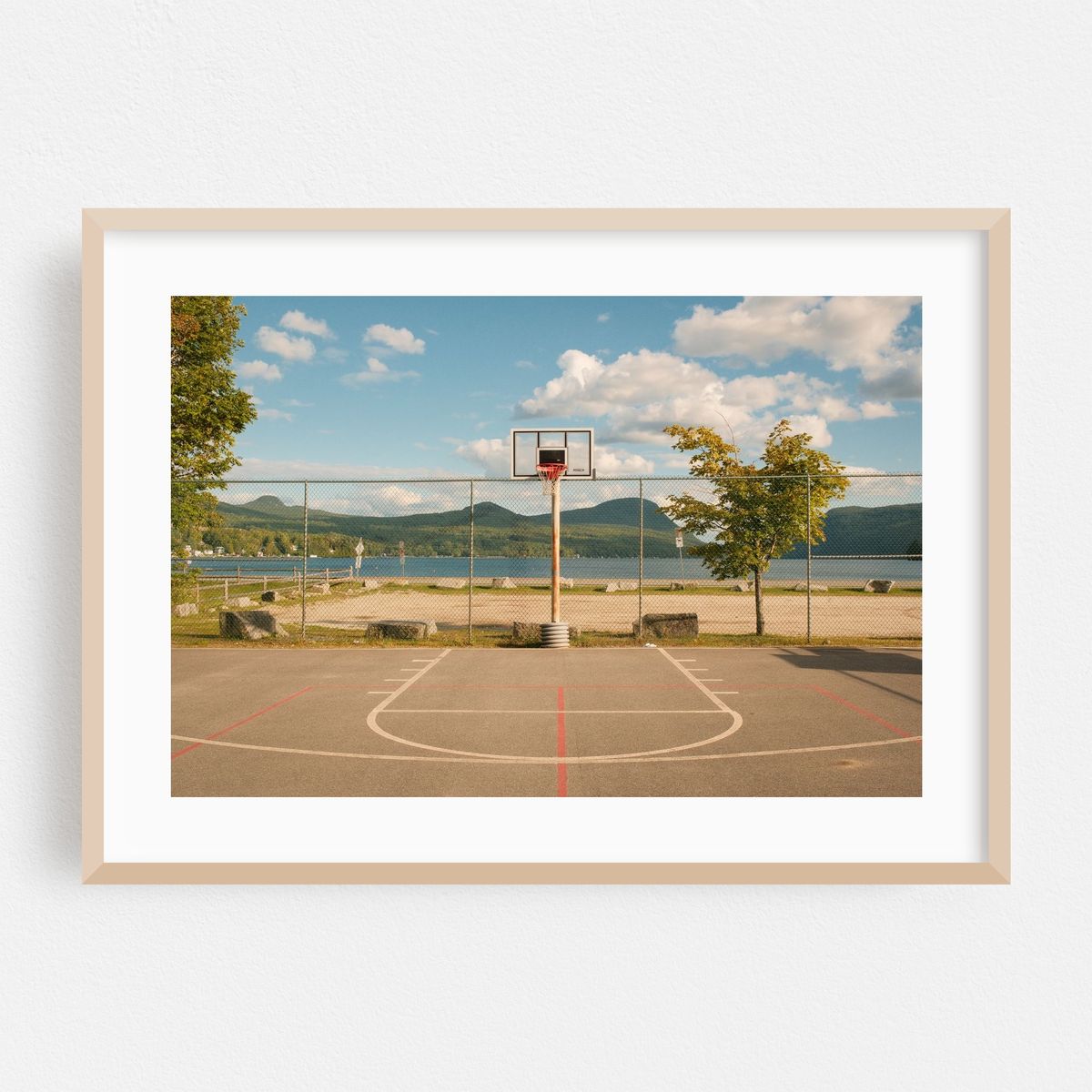Basketball Court at North Beach, Lake Willoughby 01 – image 1 of 6