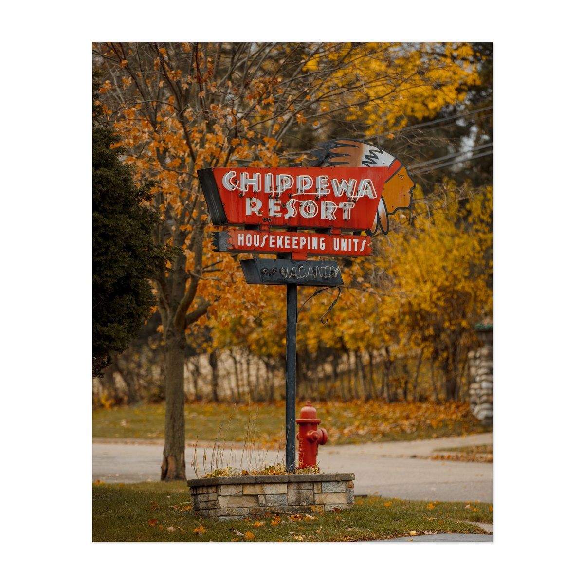 Chippewa Resort Sign 01 – image 1 of 2