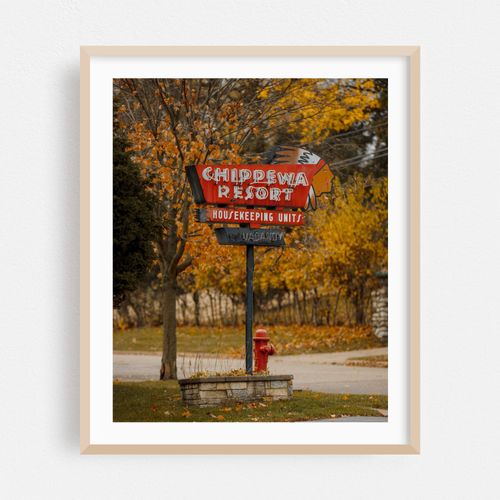 Chippewa Resort Sign 01